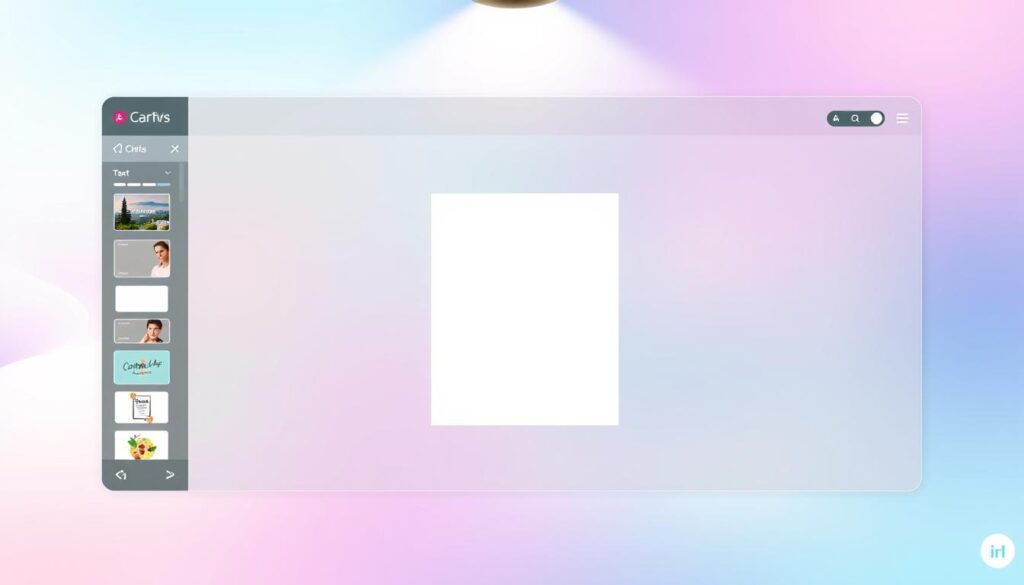 Canvaのインターフェース Canvaのインターフェース