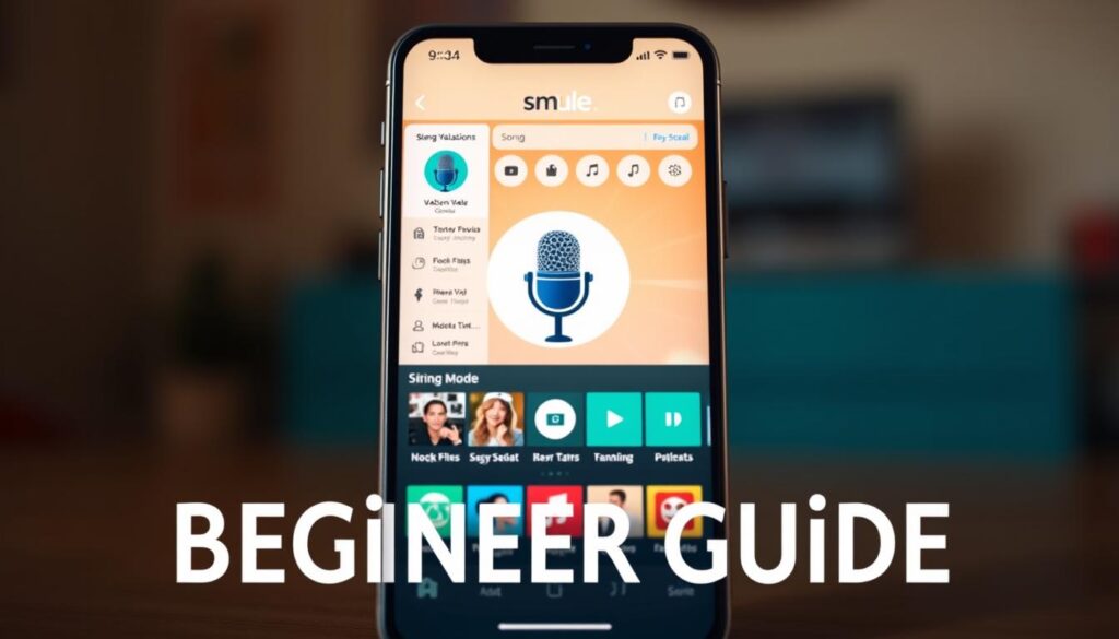 Smule app interface Smule app interface