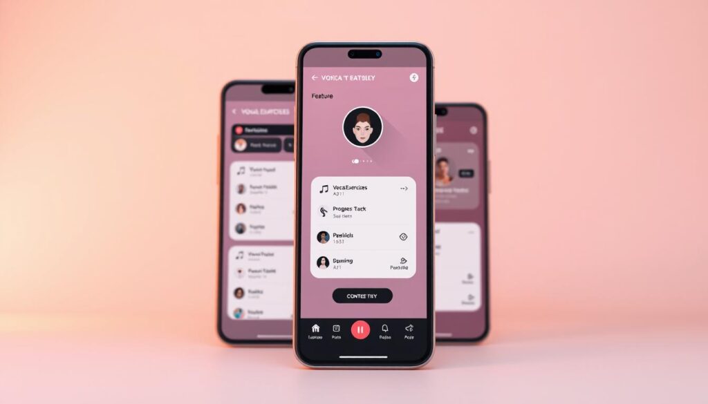 interface intuitiva do app Vocaberry interface intuitiva do app Vocaberry