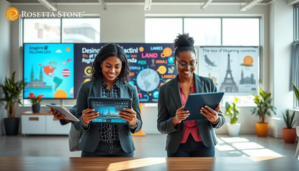 método de aprendizado Rosetta Stone