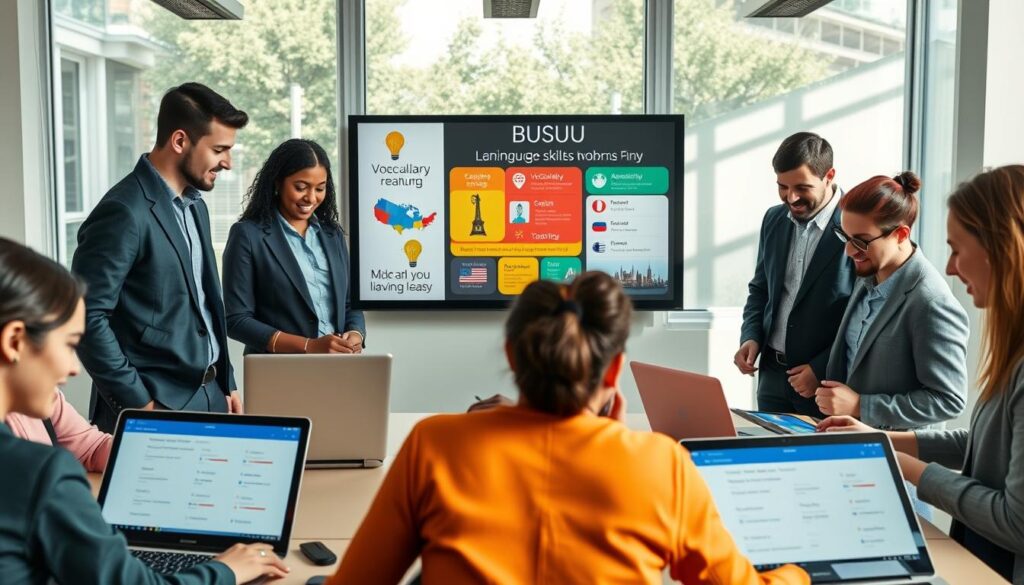 método de ensino do Busuu