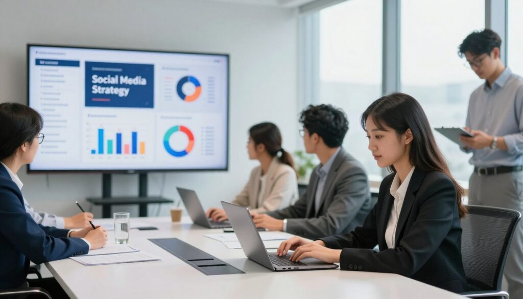 estratégia de mídia social