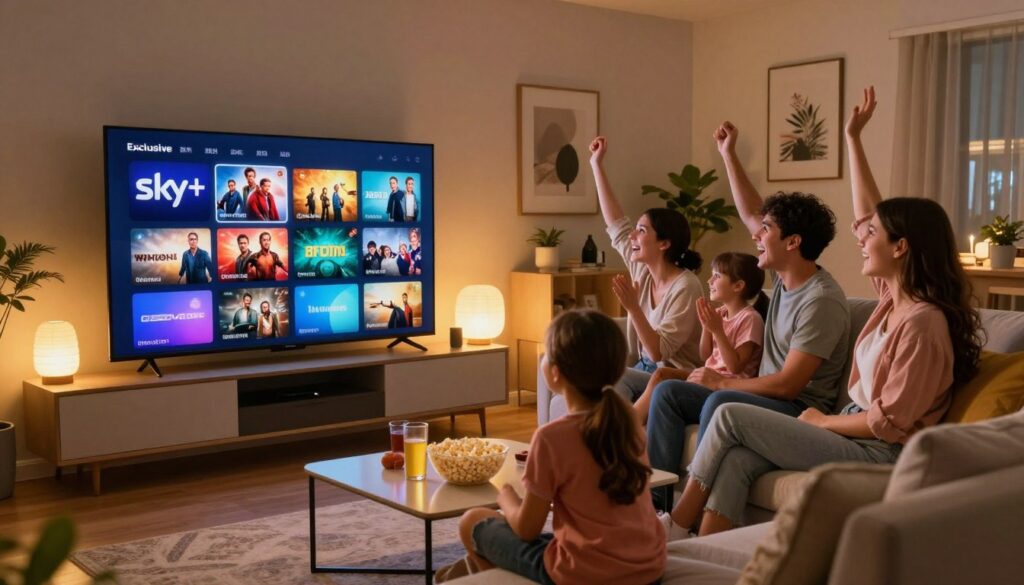 programação exclusiva Sky+