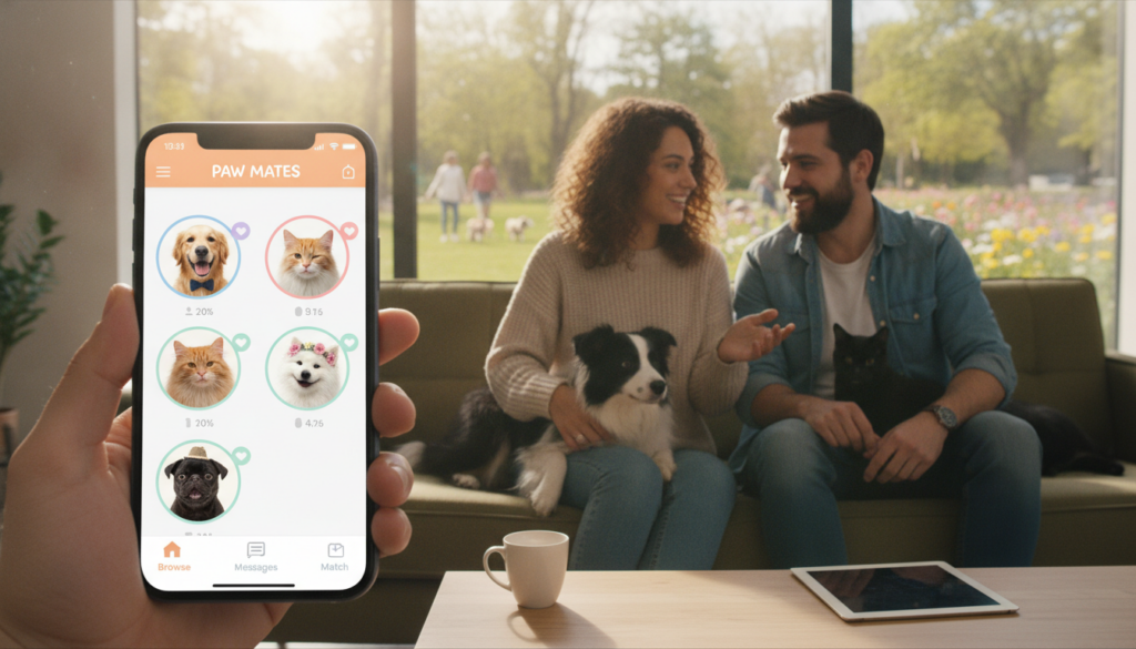 app de namoro para o seu pet