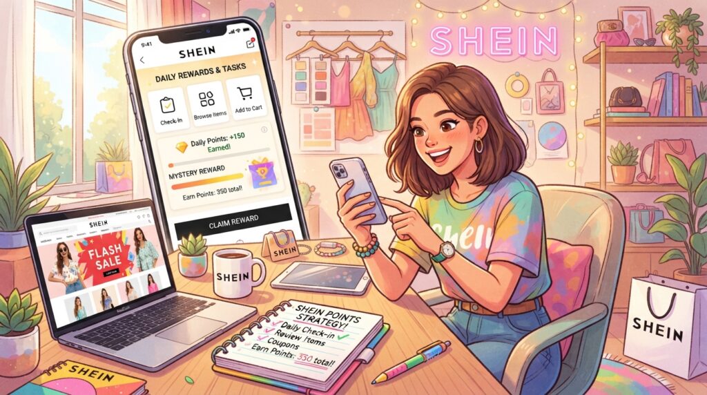 atividades diárias Shein