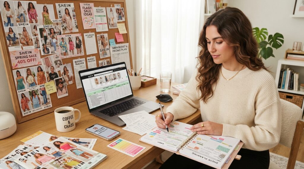 planejamento de compras e promoções Shein planejamento de compras e promoções Shein